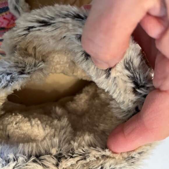 DEARFOAMS | Moccasins Tan with tassels Fabric back-NEW w/o Box - Picture 5 of 11